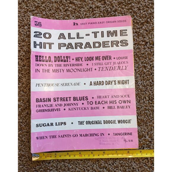 Vintage Lot 20 All-Time Hit Paraders Easy Piano Organ Solos Sheet Music - Picture 4 of 14